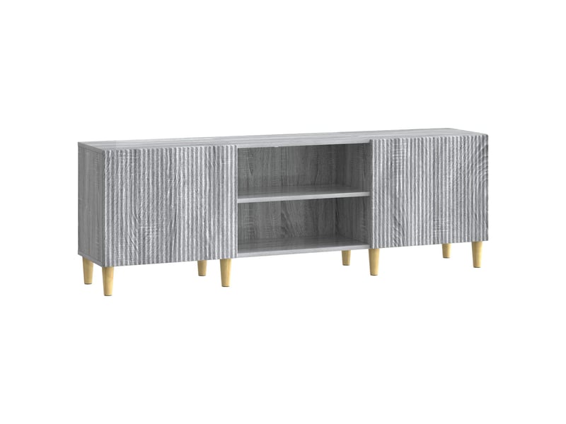  Meuble tv - banc tv - meuble de rangement sonoma gris 150 x 31 x 50 cm bois d'ingénierie  - Conforama A
