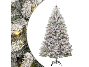 Sapin de noël - arbre de noël artificiel 240 cm 300 led blanc chaud