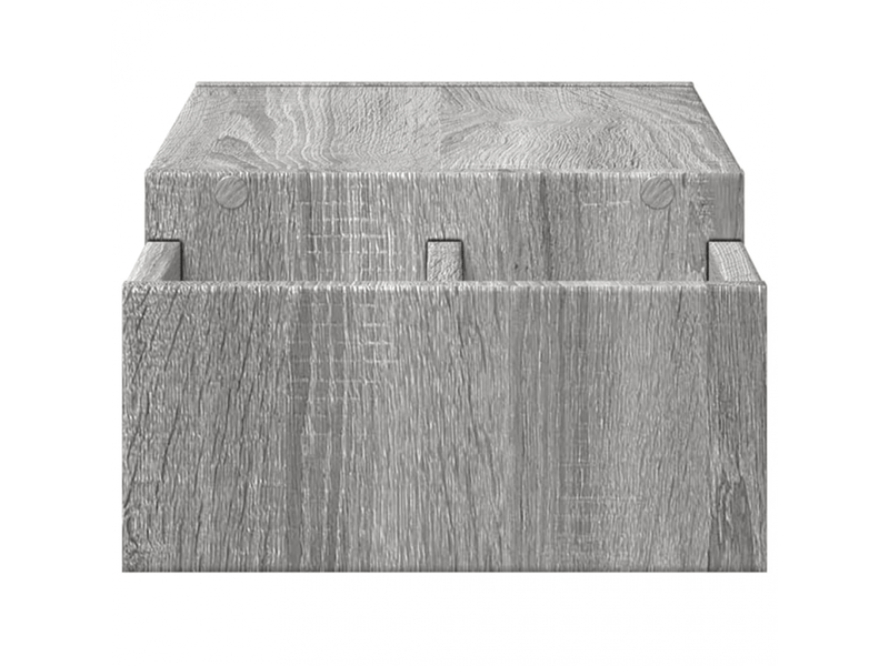  Meuble de rangement pour écran sonoma grey 70x27x15 cm  - Conforama E