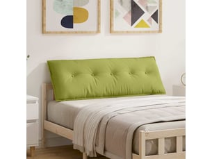 Coussin de dos, coussin de dossier vert clair 140 x 19 x 50 cm tissu cf55044