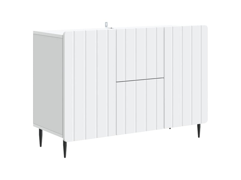 Buffet - bahut - meuble de rangement blanc 89 x 34,5 x 62 cm bois d'ingénierie - Conforama A