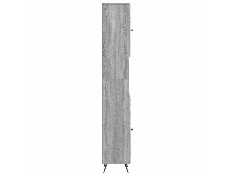  Colonne de salle de bain avec étagère ouverte breda sonoma gris  - Conforama E