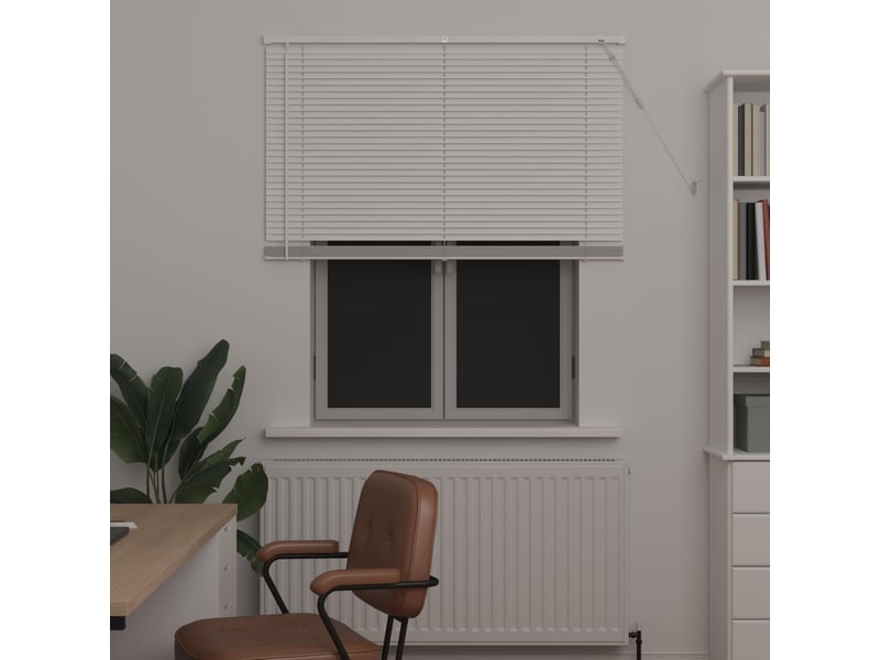  Store vénitien, store de fenêtre blanc 150 x 120 cm 25 mm pvc cf47733  - Conforama C