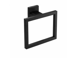 Ensemble de barre de serviette en acier inoxydable, noir, porte-serviettes de salle de