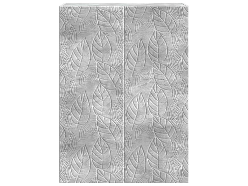  Armoire murale salon 66x34,5x90cm bois d'ingénierie gris béton shl7020  - Conforama D