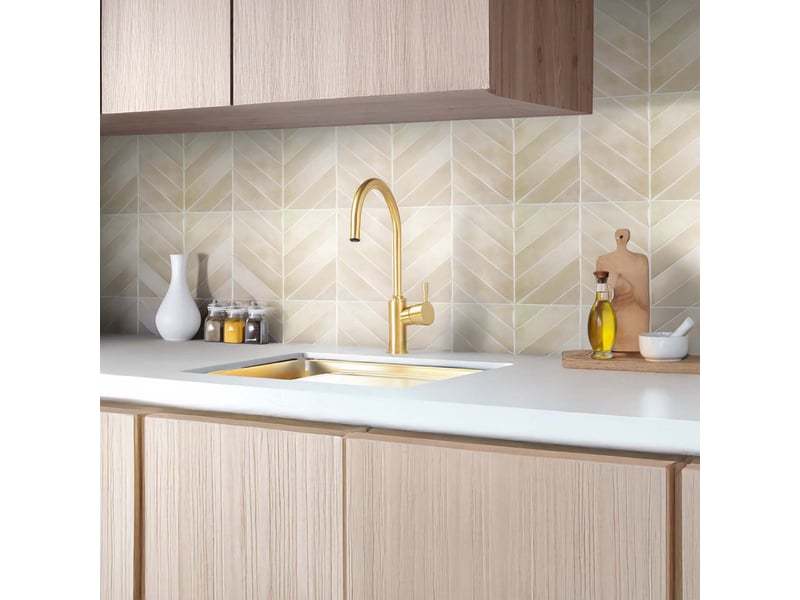  Sticker adhésif carrelage parma 25x30cm naturel  - Conforama C
