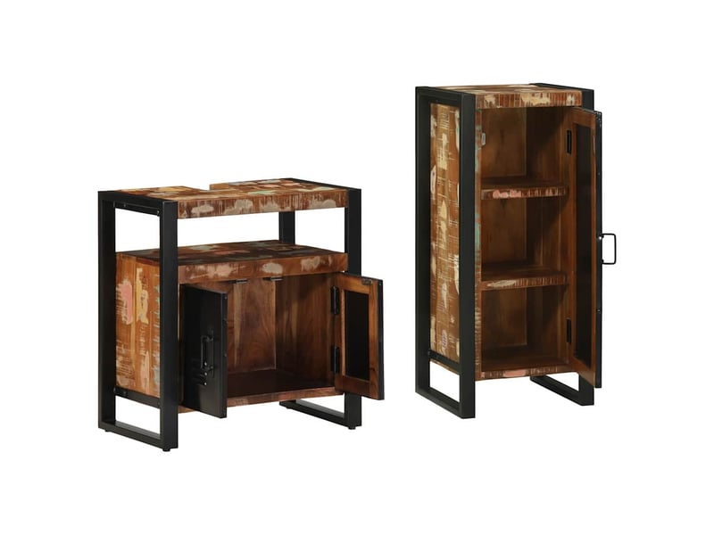 Ensemble de mobilier de salle de bain 2 pièces cf64203 - Conforama D