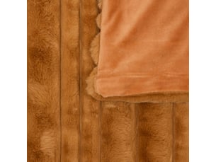 Plaid coti 120x160cm marron