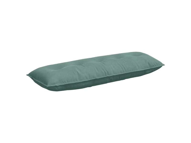 Coussin de dos, coussin de dossier vert mer 140 x 50 cm tissu en velours côtelé cf55119 - Conforama A