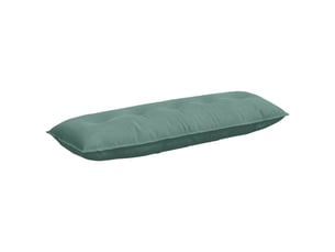 Coussin de dos, coussin de dossier vert mer 140 x 50 cm tissu en velours côtelé cf55119