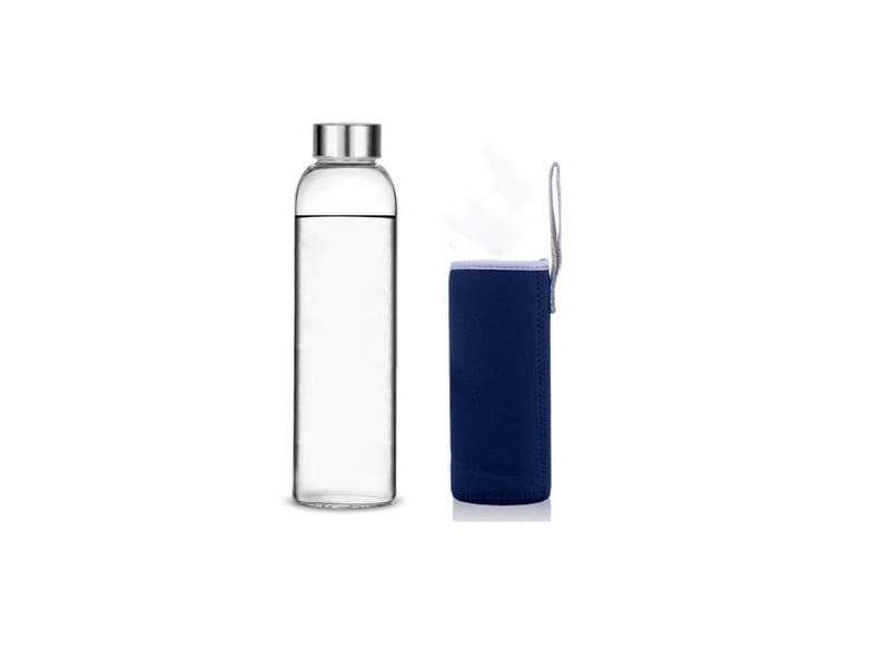  Bouteille d'eau en verre borosilicate 550ml sans bpa  - Conforama A
