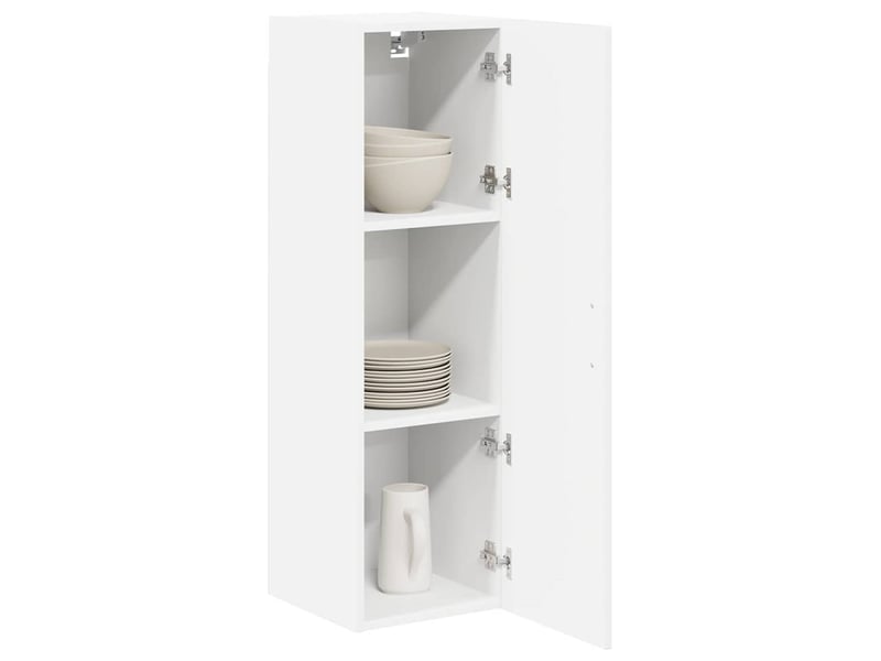 Meuble mural de cuisine, armoire de cuisine blanc brillant 30x31x100cm shl7082 - Conforama C