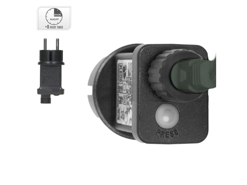  Ecd germany guirlande lumineuse en grappe 15m 750 leds blanc chaud, décoration de noël cluster pour intérieur et extérieur, avec minuterie, ip44, éclairage pour sapin jardin balcon terrasse ECD Germany GmbH - Conforama E