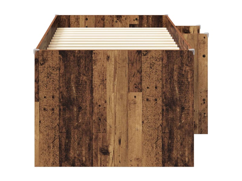  Cadre de lit élevé pour enfants - lit jeune bois ancien 80 x 200 cm  - Conforama E
