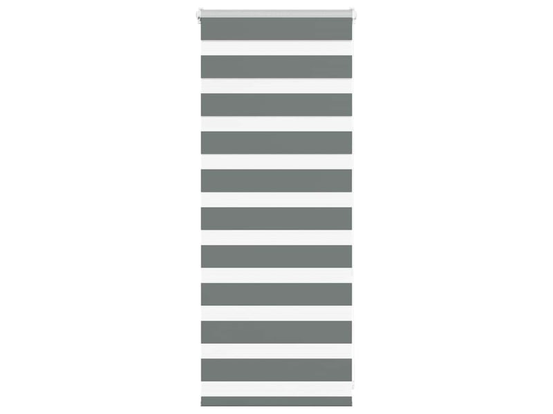  Store zèbre, store de fenêtre gris foncé largeur du tissu 60,9 cm polyester cf48612  - Conforama B