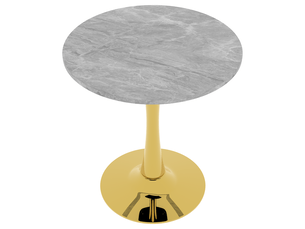 Table basse rond(e) coloris doré <strong>MEULVA</strong> <strong></strong> - 70 cmx70 cm