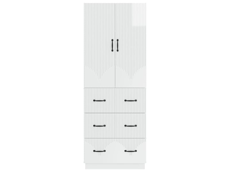  Ensemble de meubles 2 pcs, rangement de salon 66 x 34,5 x 87 cm bois d'ingénierie shl2123  - Conforama E