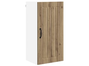 Meuble mural de cuisine, armoire de cuisine chêne artisanal 40x31x80cm shl9995