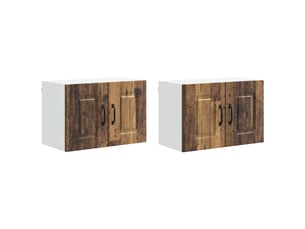 Meuble mural de cuisine | armoire de cuisine 2 pcs bois ancien shl4562