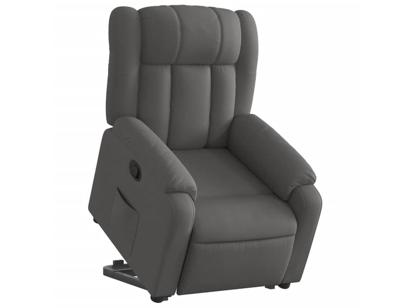  Fauteuil inclinable, fauteuil relax gris foncé tissu shl62360  - Conforama C