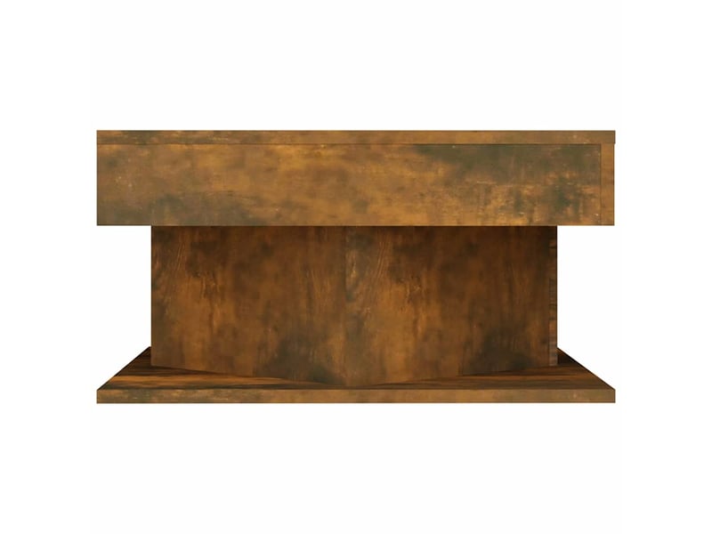  Table basse | table de salon chêne fumé 57x57x30 cm bois d'ingénierie  - Conforama D
