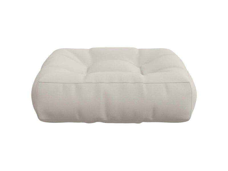 Lot de 4 coussins de siège, coussins d'assise vianen 100 % polyester blanc cf60650 - Conforama D