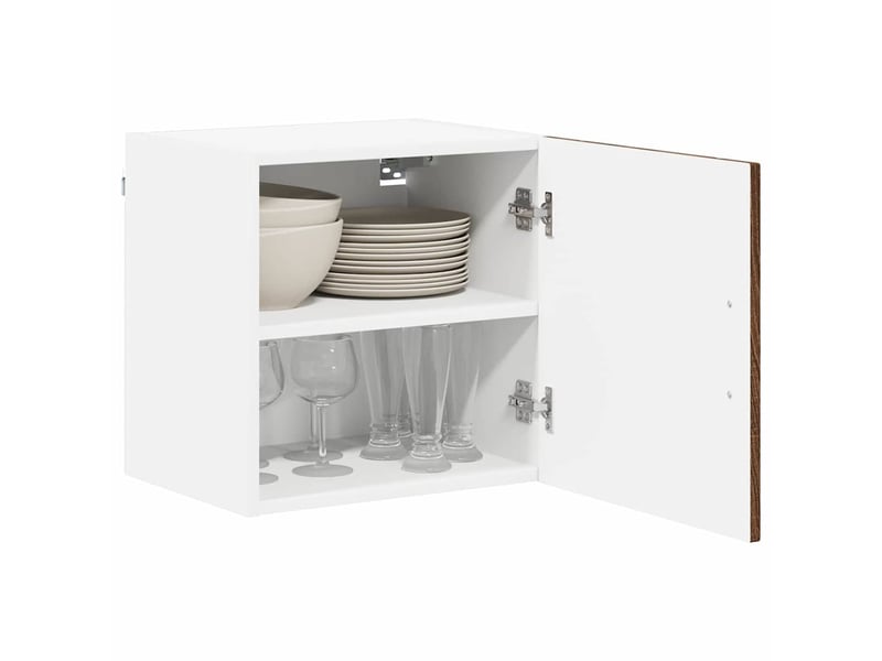  Meuble mural de cuisine | armoire de cuisine 2 pcs chêne brun bois d'ingénierie shl4658  - Conforama C