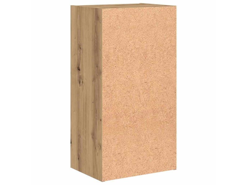  Bibliothèque, étagère de rangement chêne artisanal 40x30x77 cm bois d'ingénierie  - Conforama E