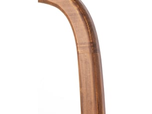 Miroir de salle de bain coloris marron <strong>PARIS PRIX</strong> <strong></strong> - 80 cm x 3.5 cm