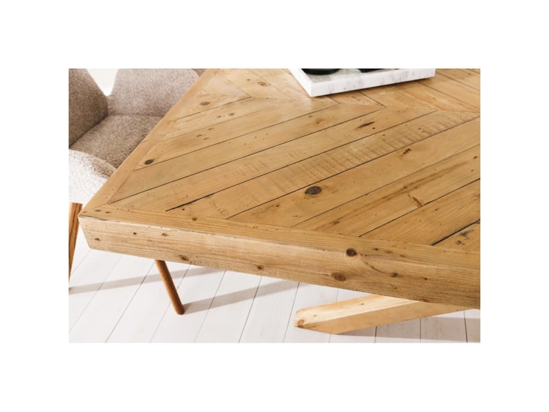  Table de salle à manger lovark – rectangulaire 200 cm – bois massif de pin  - Conforama E