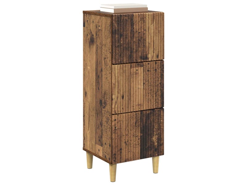  Armoire de rangement bureau, armoire à tiroirs bois ancien 33 x 34,5 x 90 cm shl1175  - Conforama C