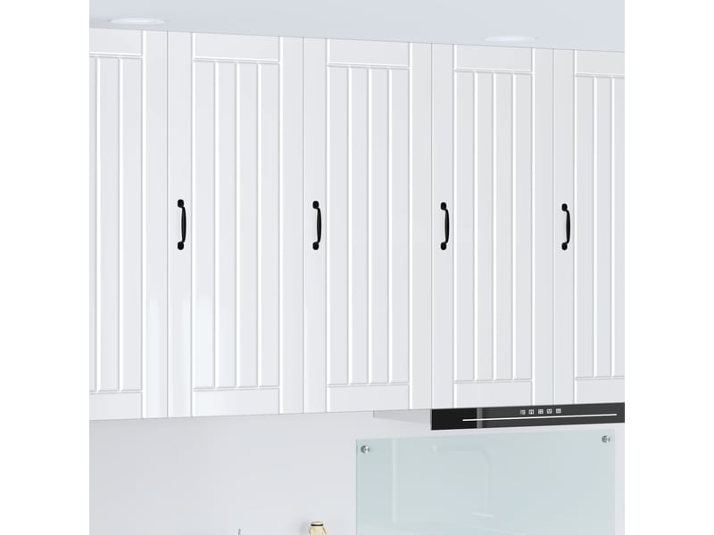 Meuble mural de cuisine, armoire de cuisine blanc brillant 40x31x100cm shl3069 - Conforama B