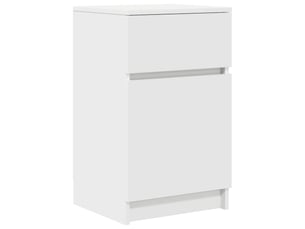 Table de chevet - cabinet de chevet - table de nuit blanc 39x35x65 cm bois d’ingénierie