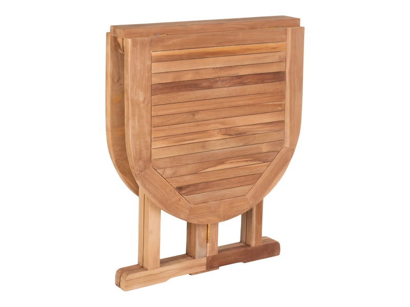 Table d'extérieur huelva en teck naturel 120x60x75 cm - Conforama C