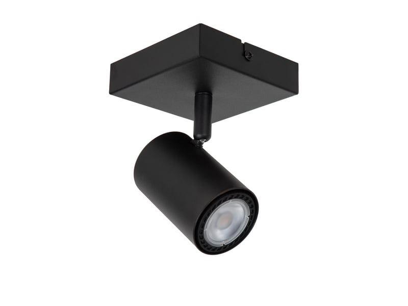 Plafonnier applique murale 1xgu10 40 w dimmable noir - lucide - amigo  - Conforama B