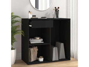 Armoire <strong></strong> <strong></strong> coloris noir largeur 80 cm