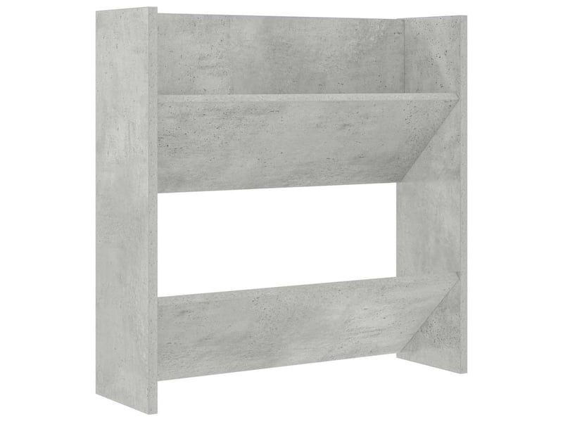  Armoires à chaussures murales 2 pcs gris béton 60x18x60 cm  - Conforama E