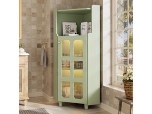 Armoire SWEIKO coloris vert largeur 63.5 cm