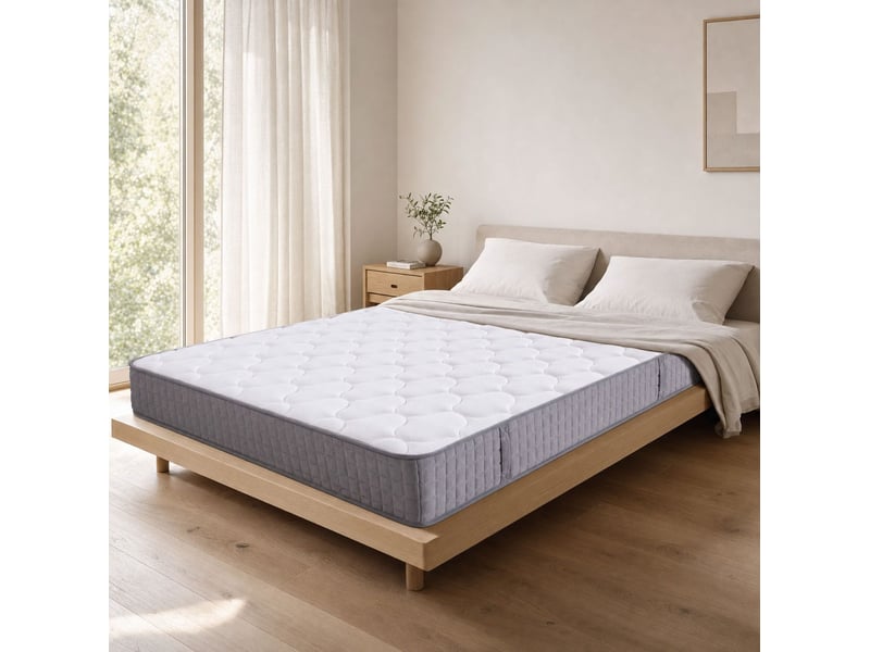  Matelas 90x200 cm 25 cm, 7 zones, h3, blanc  - Conforama C