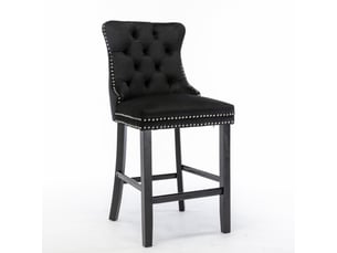 tabouret de bar  PANGIVO W3223P345663 - noir vendu Par paire