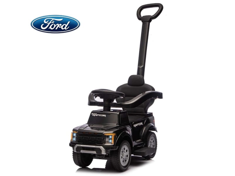  Porteur milly mally ford f-150 3 en 1 noir - avec canne de guidage 5907090701174 - Conforama D