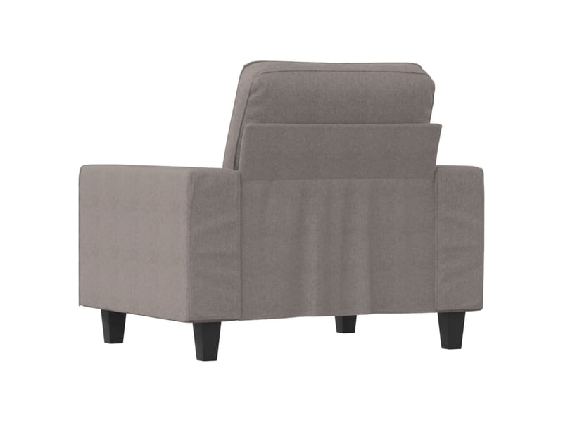  Fauteuil de relaxation, fauteuil taupe 60 cm tissu  - Conforama E