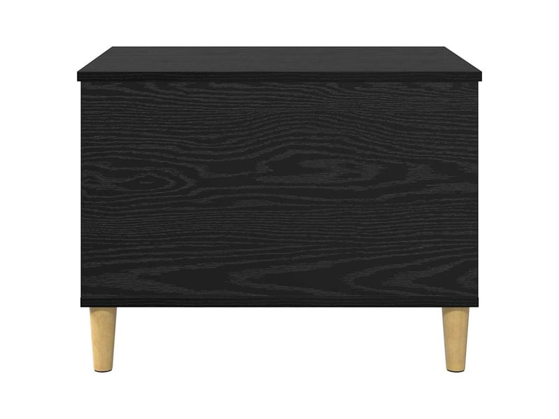  Table de chevet - cabinet de chevet - table de nuit chêne noir 60 x 44,5 x 45 cm  - Conforama E