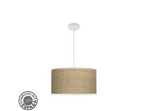 Suspension fabrilamp moda blanc canisse clair 2 x e27 ø 40 cm