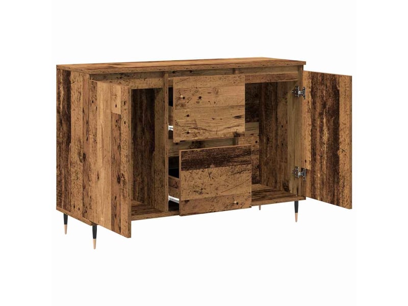  Buffet - bahut - meuble de rangement bois ancien 101,5 x 35 x 70 cm bois d'ingénierie  - Conforama E