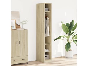 Garde-robe, armoire de rangement chêne sonoma 30x50x200 cm bois d'ingénierie shl2251