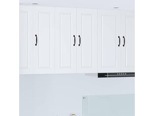 Meuble mural de cuisine, armoire de cuisine blanc 60x31x80cm bois d'ingénierie