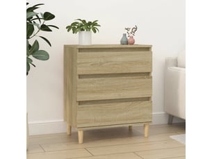Buffet cuisine, meuble de rangement, commode chêne sonoma 60x35x70 cm bois d'ingénierie shl1965