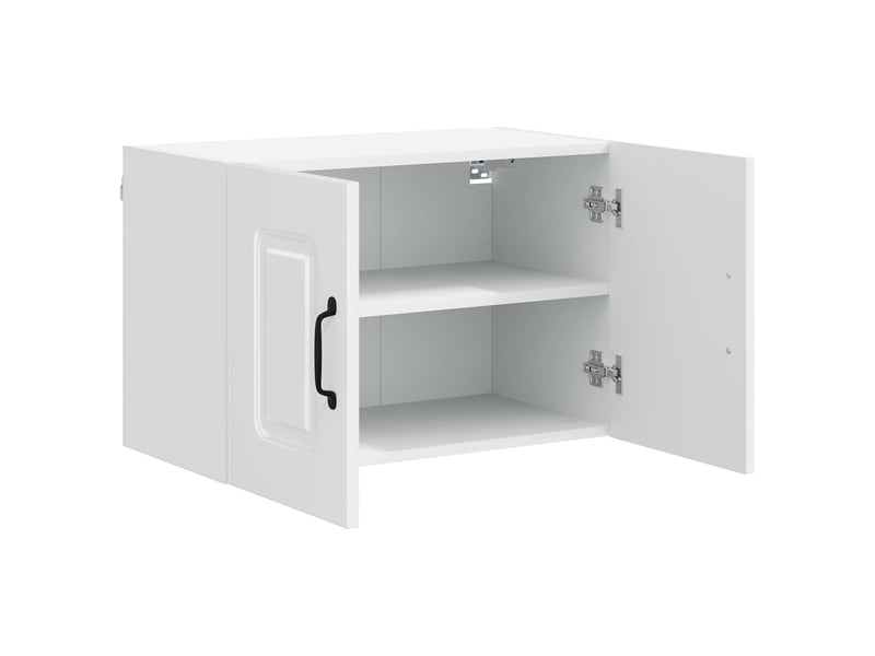 Meuble mural de cuisine | armoire de cuisine blanc brillant 60x31x40cm shl2610 - Conforama E