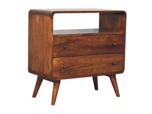 Commode 2 tiroir(s) ARTISAN FURNITURE coloris marron largeur 40 cm